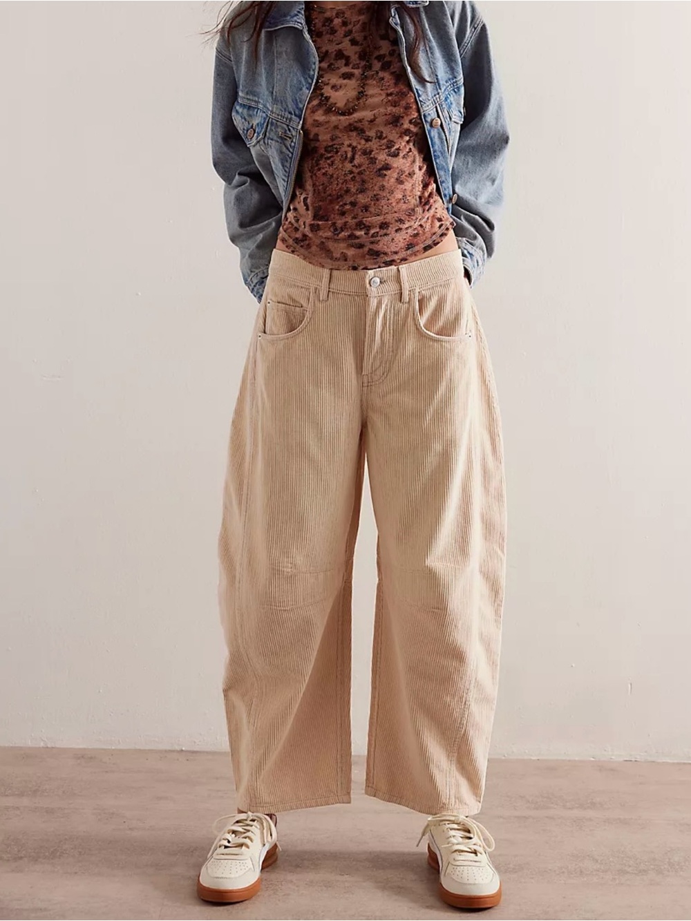 Free People Barrel Pants